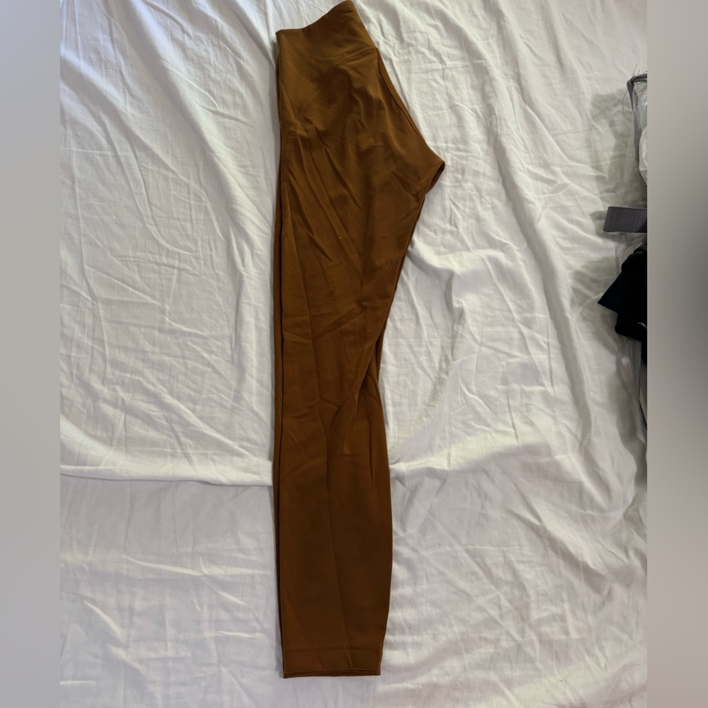 Brown capri leggings